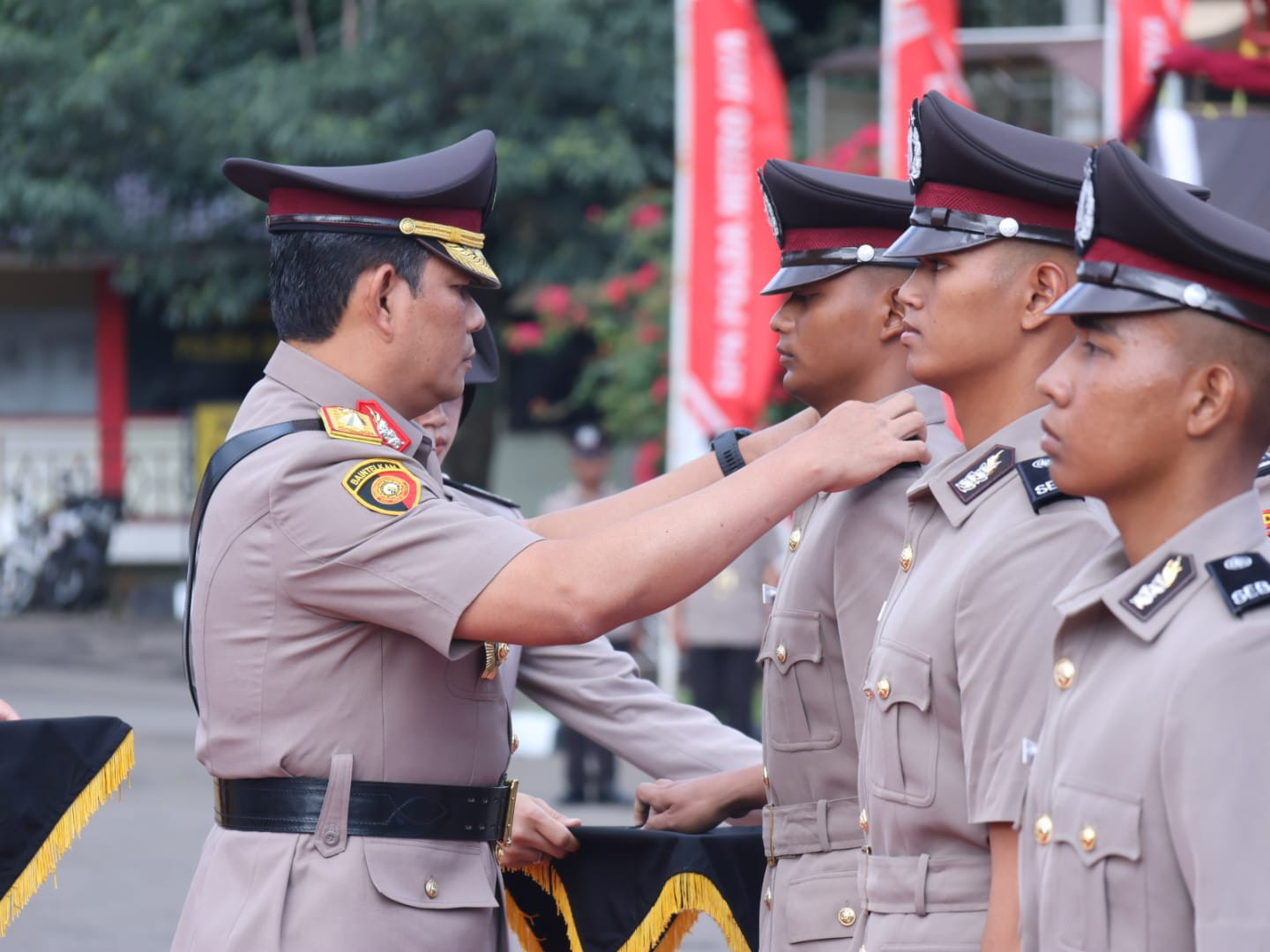 Wakapolda Metro Jaya Pimpin Penutupan Pendidikan dan Pelantikan Bintara Polri Gelombang II TA 2024