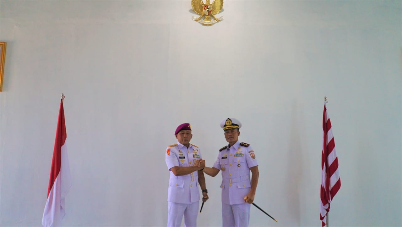 Danlantamal I Belawan Pimpin Pengukuhan Danlanal Sabang