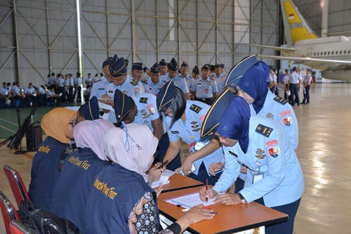 Perang Lawan Narkoba, Lanud Sultan Hasanuddin Laksanakan Tes Urine Kepada Prajuritnya