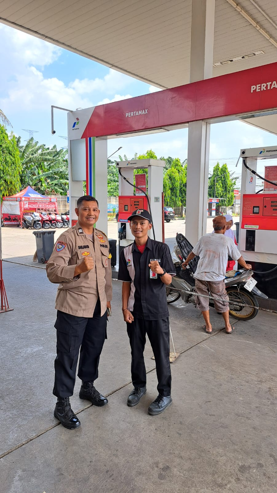 Cegah Gangguan Kamtibmas, Polsek Bantargebang Gencarkan Patroli di SPBU