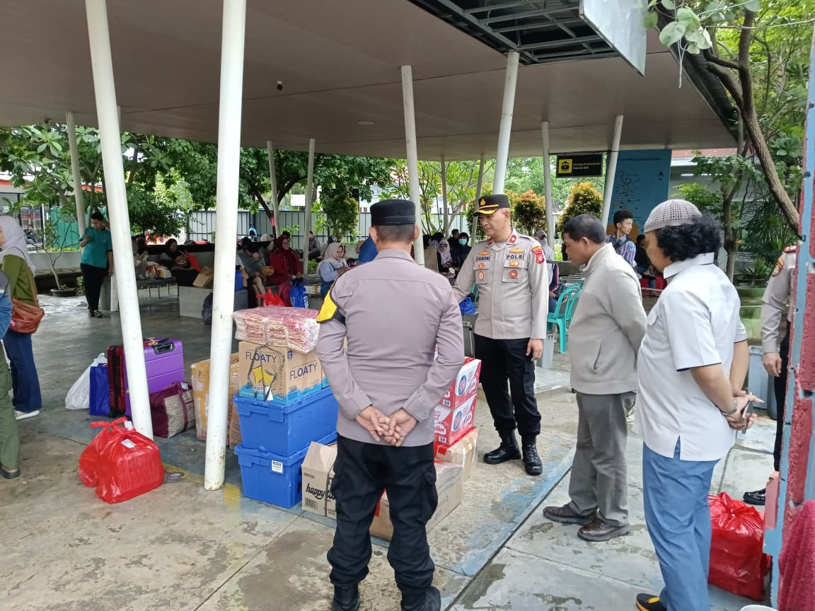 Wakapolres Kepulauan Seribu Pimpin Kegiatan Strong Point di Dermaga Marina Ancol