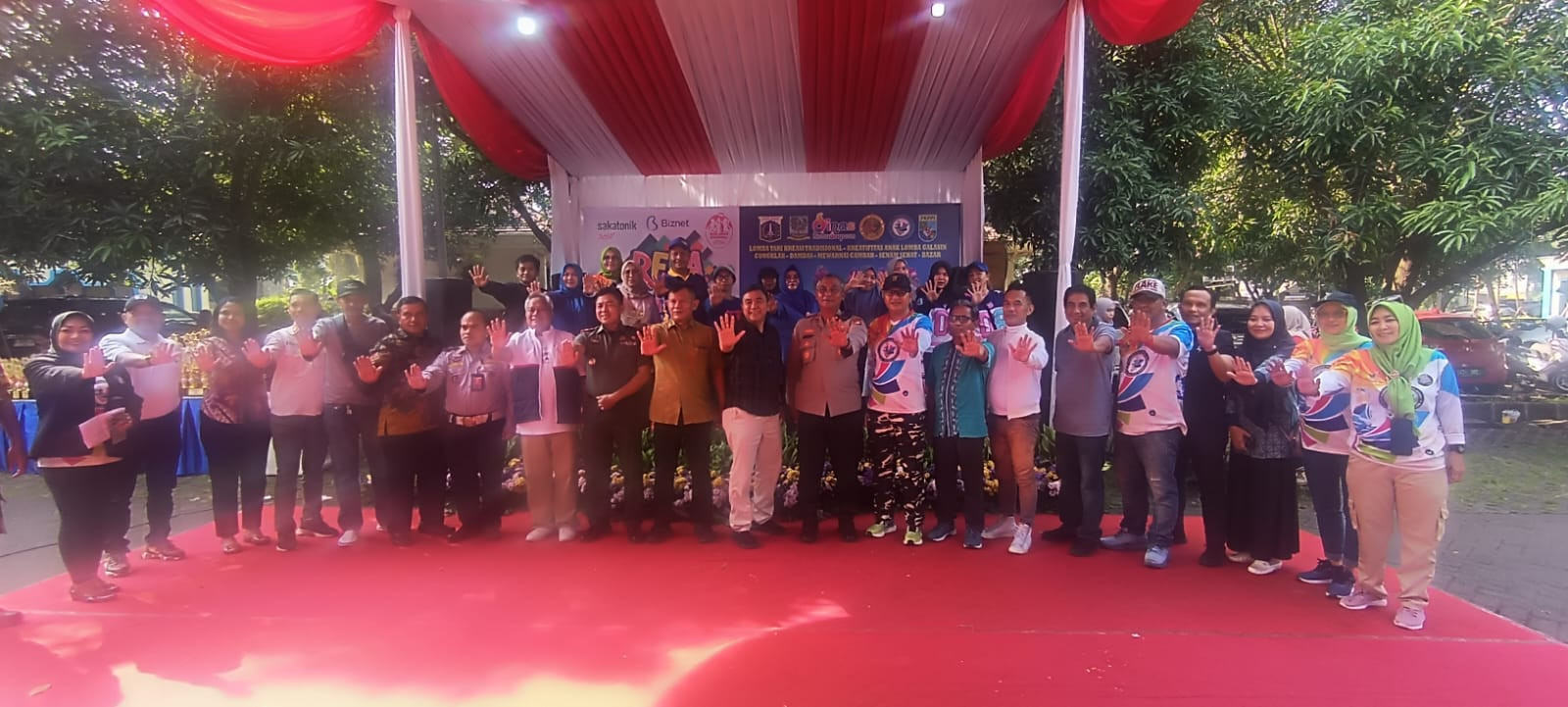 Kapolsek Koja Hadiri Semarak Hari Anak Nasional 2025: Ratusan Pelajar Unjuk Kreasi Budaya di Jakarta Islamic Center