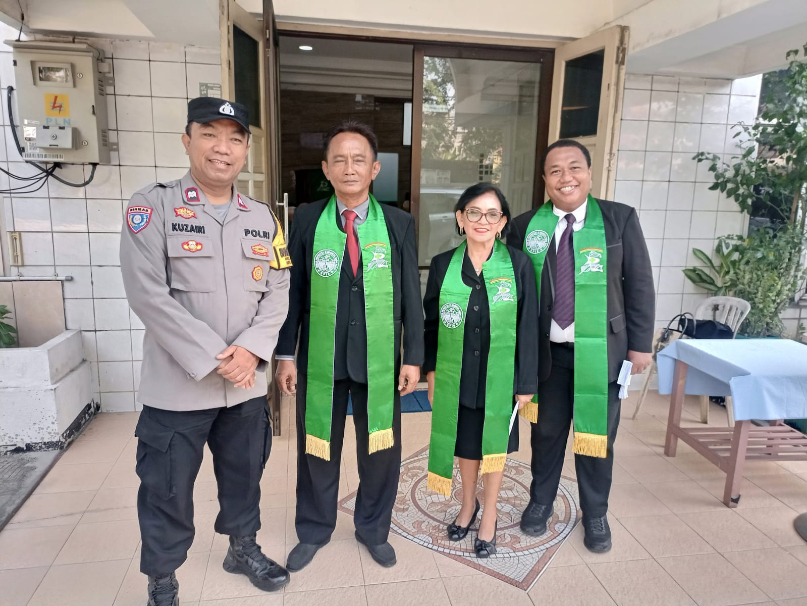 Minggu Kasih, Polisi Bekasi Barat Jamin Keamanan Ibadah di Lima Gereja Deret Harapan Baru