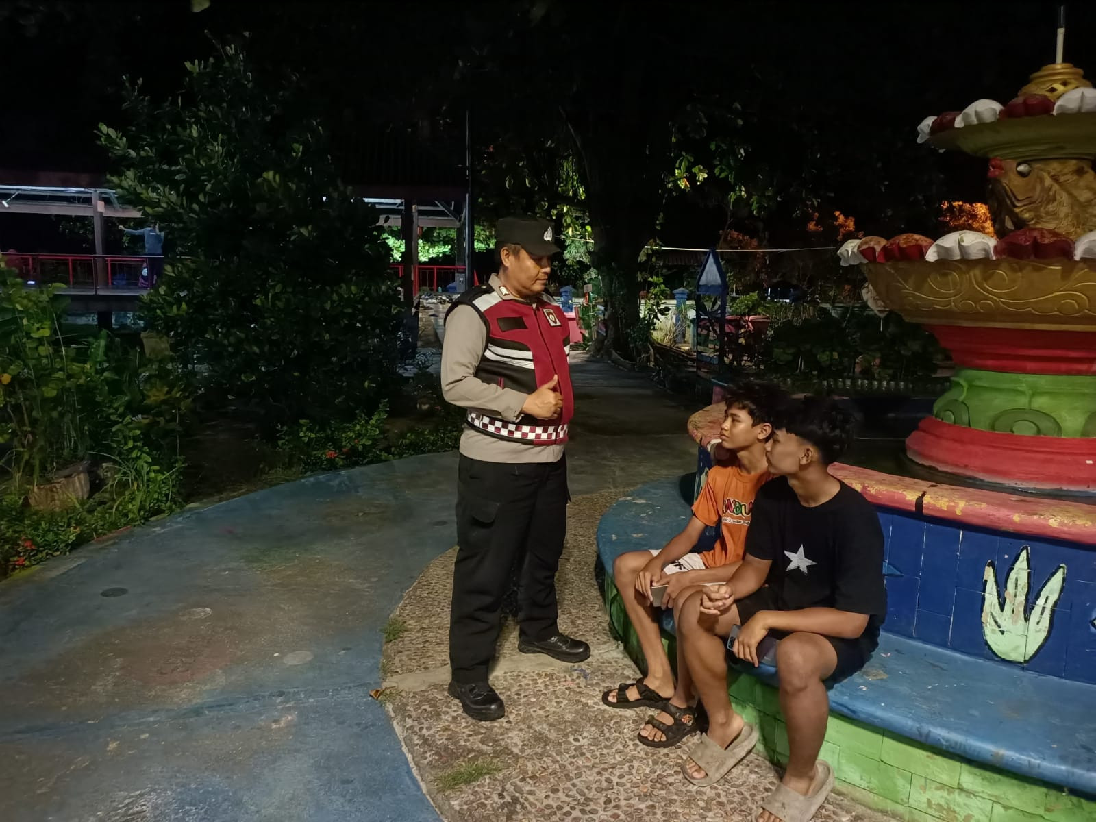 Polsek Kepulauan Seribu Utara Gelar Patroli Malam Aman Nusa I 2025, Sinergi Jaga Jakarta Tetap Kondusif