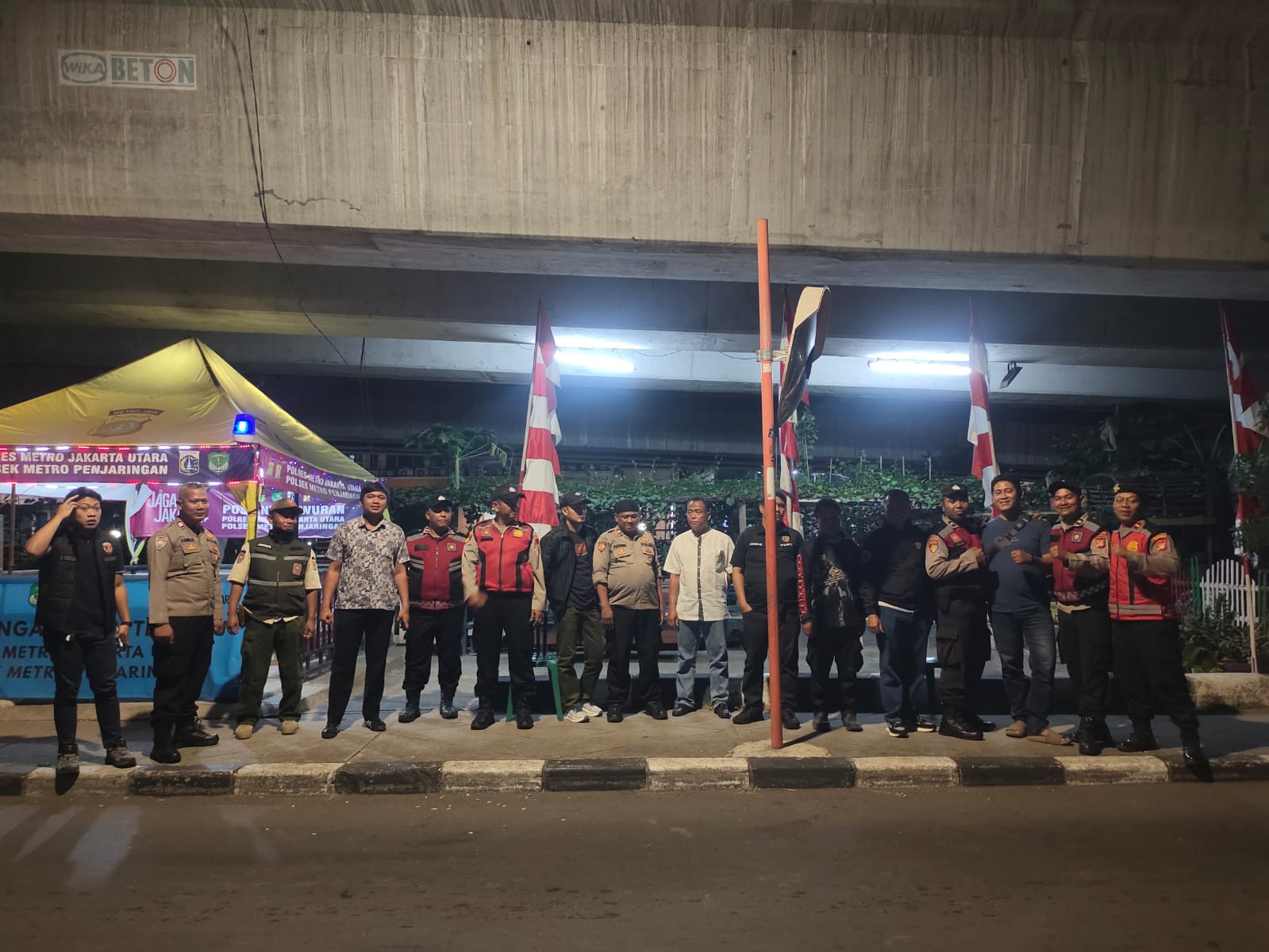 Polsek Metro Penjaringan Gelar Apel KRYD, Antisipasi Tawuran dan Kejahatan Jalanan di Malam Hari