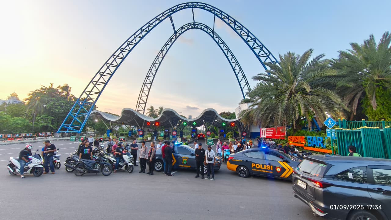 Polsek Pademangan Gelar Patroli 3 Pilar Bersama Elemen Masyarakat, Antisipasi Aksi Demonstrasi Anarkis