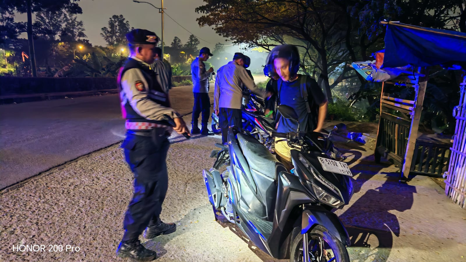 Polsek Cilincing Gelar Patroli KRYD dan Razia Stasioner, Antisipasi Tawuran hingga Curanmor