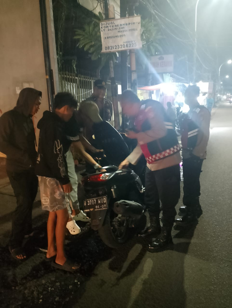 Patroli KRYD Polsek Bekasi Barat Antisipasi Kejahatan Jalanan