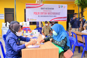 Bakti Kesehatan Presisi Polri, Polda Jambi Hadirkan Layanan Kesehatan Gratis bagi Warga Kasang Pudak