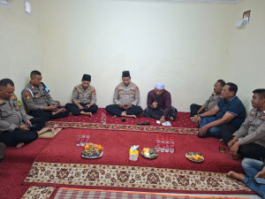 Polsek Medansatria Gelar Tasyakuran dan Santunan Anak Yatim di Mako Baru