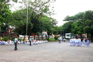 Tanamkan Semangat Disiplin dan Jiwa Bela Negara, Personel Lanud Sjamsudin Noor Hadir Humanis di BPSDMD Kalsel Pada Latsar CPNS KPU 2026