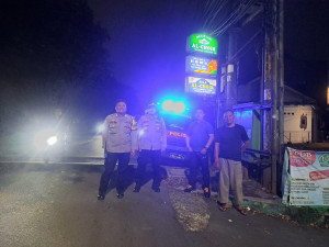 Antisipasi Balap Liar dan 3C, Polsek Medan Satria Patroli Skala Sedang di Harapan Mulya