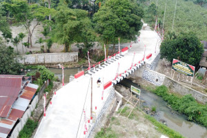 Kodim 1710/Mimika Rampungkan 10 Titik Jembatan Beton Garuda Merah Putih di Kabupaten Mimika