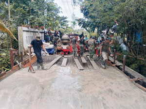 Rampung Dibangun, Jembatan Beton Kamoro Jaya Hadirkan Harapan Baru bagi Masyarakat