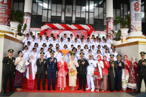 Semangat Kemerdekaan, Dandim 1710/Mimika Hadiri Upacara HUT ke-81 RI di Timika