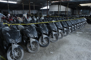 Polda Metro Jaya Bongkar Gudang Ribuan Motor Diduga untuk Ekspor Ilegal