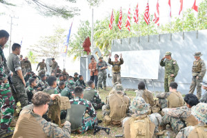 Marfor Berbagi Ilmu Jungle Operation dan Fire Support Team Pada Latgabma SGS 2026