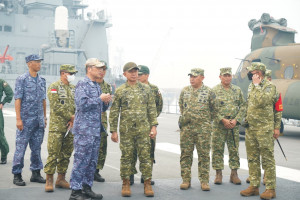 Panglima TNI Tinjau JS Kunisaki, Dukung Penanganan Karhutla di Kalimantan