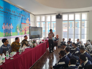 Polsek Koja Gelar Roadshow Jakarta Damai di SMK Koja, Polisi Ajak Pelajar Jaga Lingkungan dan Kerukunan