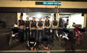 Tim Patroli Serigala Jaya Jakarta Amankan Dua Remaja Diduga Hendak Tawuran di Rawalumbu