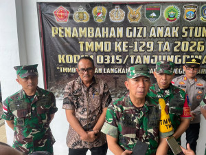 Danlanal Bintan Hadiri Kunjungan Tim Wasev TMMD Ke-129 TA. 2026 Kodim 0315/Tanjungpinang