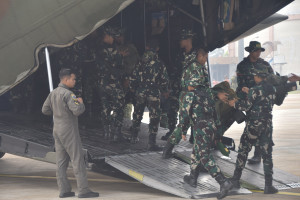 TNI Kerahkan Tiga Batalyon Teritorial Pembangunan Perkuat Penanganan Karhutla di Kalbar