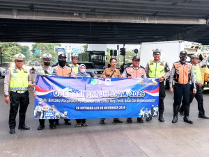 Satlantas Polres Metro Jakarta Utara Gencarkan Edukasi Tertib Berlalu Lintas dalam Ops Patuh Jaya 2026