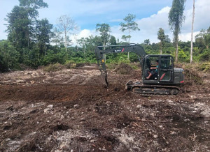TMMD Ke-129 Tuntaskan Pembukaan Lahan 1 Hektar, Siap Ditanami untuk Perkuat Ketahanan Pangan Kampung Sesor