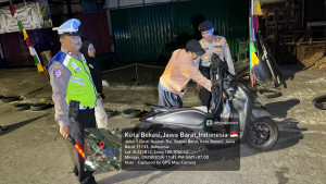 Jaga Jakarta On The Spot, Polsek Bekasi Barat Gelar Razia Stasioner dan Patroli Antisipasi Kejahatan Jalanan serta Tawuran