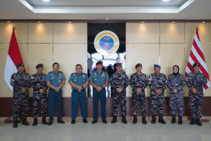 Wujudkan Tata Kelola Satuan Yang Profesional, Lanal Dumai Sambut Tim Wasrik Itjen Koarmada RI