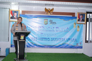 Halal Bihalal Idul Fitri 1447 H, Polres Metro Jakarta Utara Perkuat Sinergi dengan Serikat Buruh