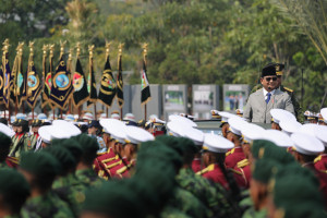 Prabowo: Di Masa Damai, TNI Harus Terus Menyesuaikan Diri Hadapi Ancaman Terburuk