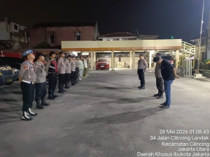 Polsek Cilincing Gelar Patroli KRYD dan Razia Stasioner, Antisipasi Tawuran dan Kejahatan Jalanan