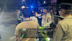 Jaga Jakarta On The Spot, Kapolsek Bekasi Barat Pimpin KRYD dan Razia Stasioner Cegah Tawuran