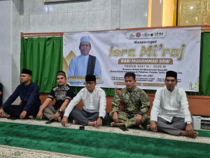 Danlanal Dabo Singkep Hadiri Ceramah Agama Peringatan Isra Mi’raj Nabi Muhammad SAW 1447 H