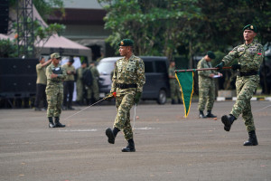 Siap Tampil Prima di Bawah Langit Jakarta, Yonif 509/BY Kostrad Dalam Gladi  Kotor Upacara HUT Kostrad ke-65