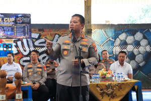 Polres Metro Bekasi Kota Meriahkan Hari Bhayangkara ke-80 dengan Turnamen Futsal