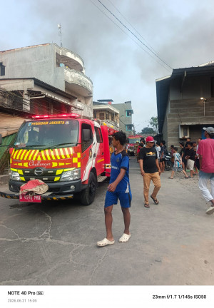 Si Jago Merah Mengamuk di Penjaringan, Lima Rumah dan Kontrakan Hangus Terbakar
