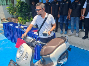 Korban Sampaikan Apresiasi kepada Kapolsek Pademangan atas Respon Cepat Pengungkapan Kasus Curanmor