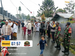 Kodim 1714/Puncak Jaya Ibadah Sholat Idul Fitri 1447 H / 2026 M di Masjid AL- Mujahidin Mulia Kab. Puncak Jaya