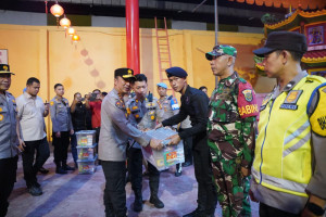 Pastikan Malam Imlek Aman, Kapolda Sumsel Tinjau Pengamanan Sejumlah Klenteng di Palembang
