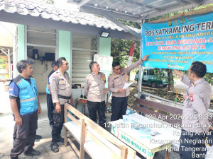 Satkamling RW 07 Karang Anyar Dinilai, Polisi Perkuat Peran Warga Jaga Kamtibmas